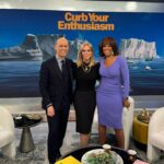 Cheryl Hines Instagram - Thank you Gayle & Vlad!! Loved talking all things Curb w you! 🤍 #curbyourenthusiasm #curb #larrydavid #gayleking #earlymorningcurb #finalseason