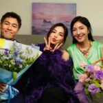 Cheryl Yang Instagram - 能好好拍戲嗎😝 Hello～這句話怎麼會是楊先生口中說出來？ 跟這兩位一起工作真的不會累耶（累也是笑累～🤣🤣🤣 #別再留下 #快去看MV #ELLA好會唱