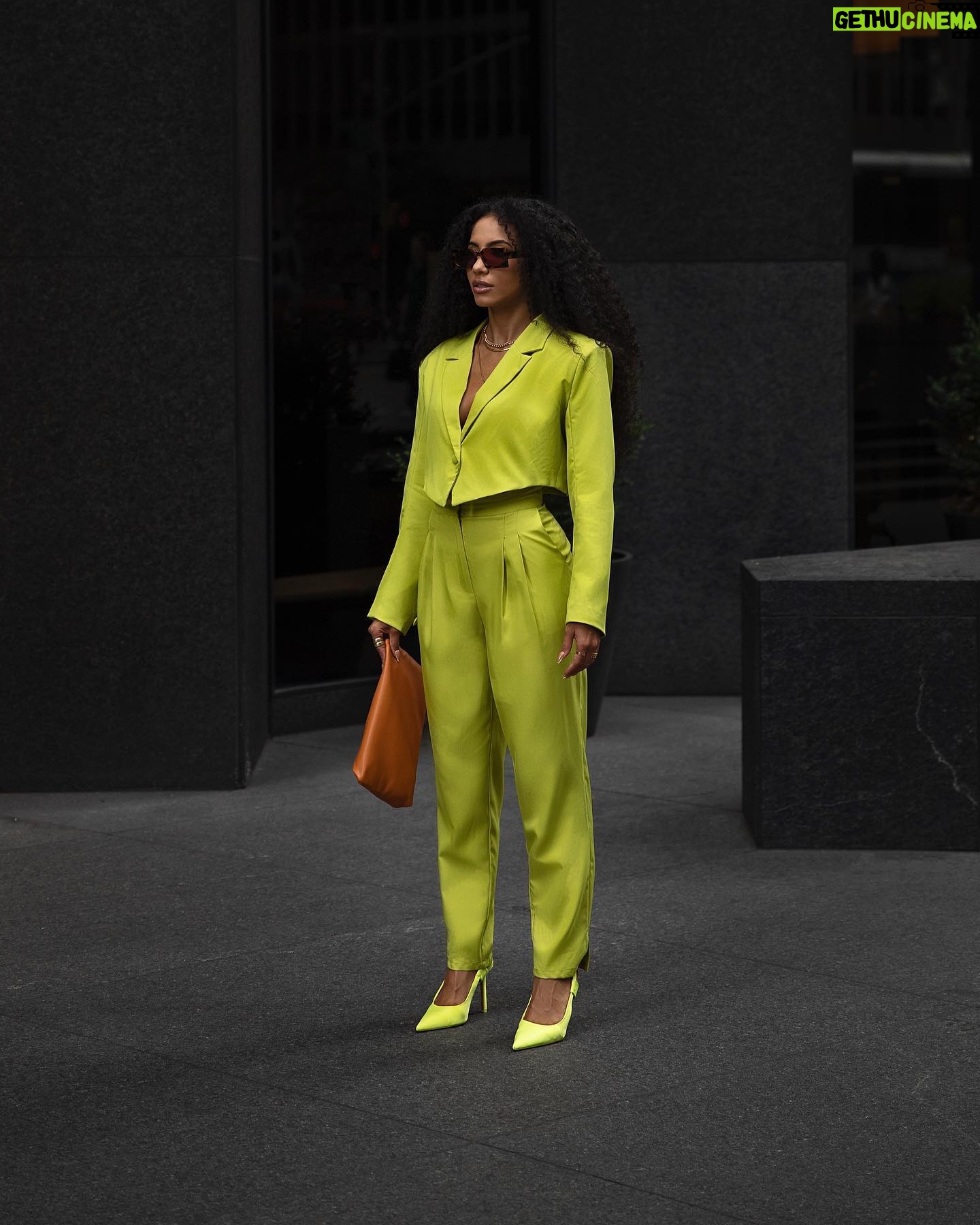 Cheslie Kryst - 14.3K Likes - “Too many ants telling bees how to make honey.” 🐝 .
📸: @la.creativo
.
.
#streetstyle #nycstreetstyle #nyfw2021 #newyork #womensfashion #chartreuse #greensuit #yellowsuit #blackgirlfashion
