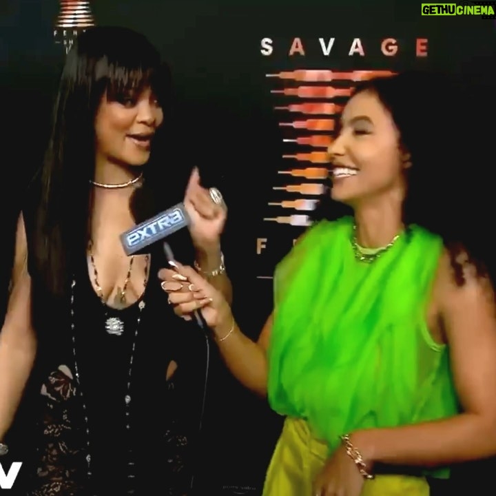 Cheslie Kryst - 21K Likes - Rihanna called me a Savage. You can’t tell me we aren’t BFFs now lol full clip tonight on @extratv #TeamRihannaNavy #teamsavage .
.
.
.
#rihanna #rihannanavy #savagexfenty #savagexfentyshow #extratv #chesliekryst