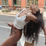 Cheslie Kryst Instagram – About to wrap for the day on the street in NYC for @extratv (literally still wearing my white lav mic lol) and the urge to casually break into an awful performance of song and dance struck 😂🤷🏾♀️ Typical day in the life 🙃 .
.
.
.
#bts #behindthescenes #shoot #journalist #nyc #nycstreetstyle #lifeisahighway #dayinthelife