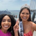 Cheslie Kryst Instagram - Congratulations to this spectacular woman on a wonderful reign as Miss Universe 2020. Andrea, you led with class, grace, and kindness and are leaving big shoes for the next titleholder to fill. Looking forward to watching your continued success!! . . . . #missuniverse #andreameza #missuniverse2021 #missusa2019 #extra #queens #pageantlife