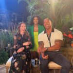 Cheslie Kryst Instagram – Puerto Rico one day, Atlanta the next to interview these two INCREDIBLE people about their new βJungle Cruiseβ movie (hence the jungle-worthy backdrop lol). Emily Blunt and Dwayne Johnson were hilarious in person and on screen. Scroll to the end to see the stain on my poor jumpsuit left by a gummy bear I unknowingly dropped on myself just before the interview. πππ It melted to my jumpsuit and stuck to my jacket (you can actually see how it stuck to my outfit in the second pic). This sweet tooth of mine has dangerous consequences lol .
.
.
.
#therock #junglecruise #extra #extratv #emilyblunt #dwaynejohnson #bts #onset #greenoutfit #greenblazer