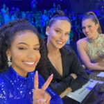 Cheslie Kryst Instagram - Selecting the next Miss Universe: a photo story lol #WhoWillSheBe ?? Gown: @jovanifashions . . . . #missuniverse #missuniverse2021 #bluegown #bluedress #missusa2019 #jovani
