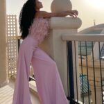 Cheslie Kryst Instagram - It’s barely noon in NYC, but the sun has set in Israel (6:30pm here) and the secret’s out! I’m serving on the selection committee for the preliminary competition at Miss Universe this year!!! Time to get to work. I have a lot of bios to look over lol . . . . #missuniverse #missuniverse2021 #missusa2019 #jovani #jovanijumpsuit #pinkjumpsuit #featherjumpsuit