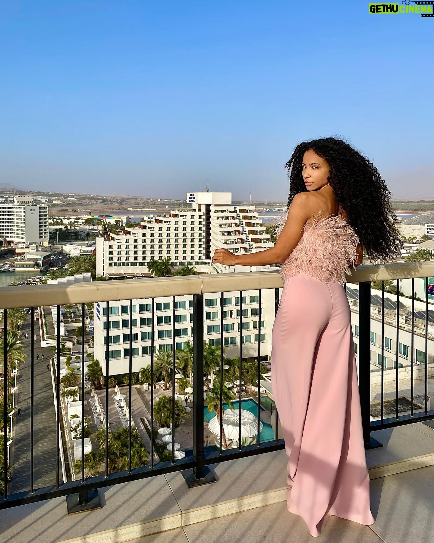 Cheslie Kryst - 21.1K Likes - Who said you can’t look cute in quarantine? Landed safely yesterday and currently in isolation (took these on my balcony). Got a big week ahead of me 😉