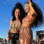 Cheslie Kryst Instagram - The four of us have mastered two things: curly hair and the light-skinned squint 😂😂 @page.salon @asa_kryst and @chanluxe flew to NYC this week so we could watch @billieeilish at @govballnyc (and to see me duh lol). Swipe for a photo dump of us at the festival, hanging in NYC, and our permanent gold bracelets we got welded on—guess this is the adult version of friendship/sibling bracelets? Love y’all 🥰❤️❤️❤️ . . . . #govballnyc #nyclife #siblings #siblinglove #billieeilish #festival #festivalfashion #festivaloutfit #curlyhair