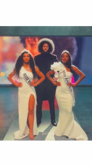 Cheslie Kryst Instagram - ✊🏾✊🏾✊🏾✊🏾✊🏾👸🏾👸🏾👸🏾👸🏾👸🏾watch Colin in Black and White on @netflix .
.
.
.
#colininblackandwhite #colinkaepernick #missusa #missamerica #missuniverse