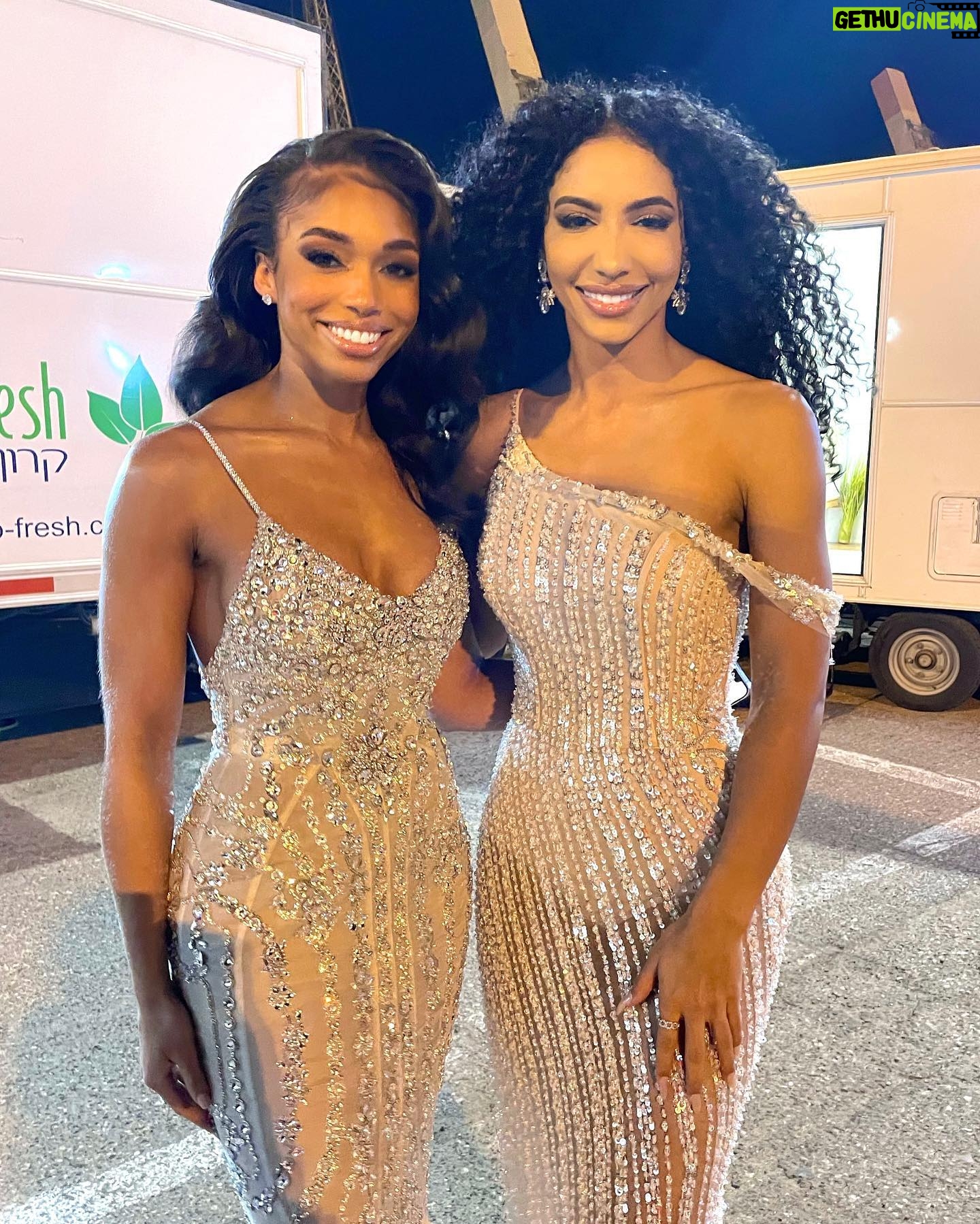 Cheslie Kryst - 42.6K Likes - I had a BLAST this weekend!! Huge thanks to @realpaulashugart and the entire MUO team for bringing me in and taking care of my mom and I while we were in Eilat. Between judging prelims, providing commentary for the final show, and doing a couple interviews for @extratv there were a lot of moving parts and so many people helped to make it all happen. Most importantly, thank you to my mommmmm @aprils_hr for being my travel companion, confidant, cheerleader, photographer, and everything in between. Love you!! Finally, thanks to @jovanifashions and @felicia.garaystanton for dressing me this week and always helping me out at a moment’s notice. You da best!! .
.
.
.
#missuniverse #missuniverse2021 #pageantlife #jovani #jovanifashions #pageantdress #missusa #missusa2019