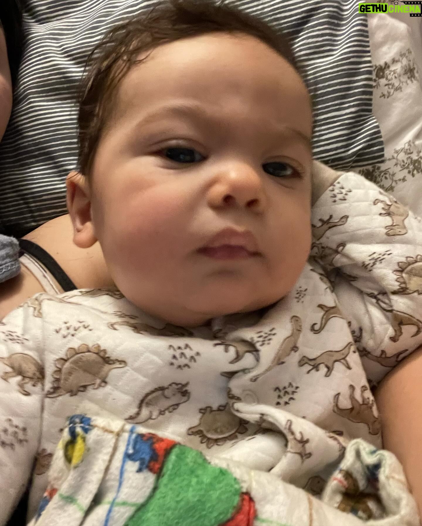 Cheyanne Buys Instagram - Never met a baby that looks like he wants to fight everybody. But this is my boy. The many faces of Devi 🙈🤎