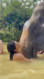 Cheyanne Buys Instagram - When I was a kid this was something I could only dream of. . Now I can say I am living my dreams. Thank you 🇹🇭🐘🫶🏼
