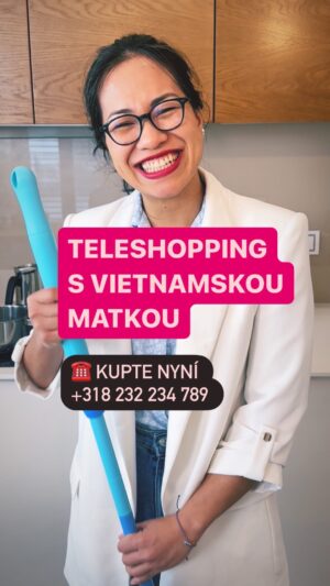 Chila Ta Thuy Instagram - ⁣Kdyby vietnamská matka dělala teleshopping.. 😀
Děkuji  @spontex_czsk za to, tuhle skvělou spolupráci a za to, že vyrábějí mopy, se kterými je vytírání podlahy pro lidskou bytost o 72,3 % méně bolestný. ⠀
⠀
Tady si páteř opravdu nikdy nezlomíte, protože se nemusíte ohýbat. 😀 A navíc to fakt vypadá hezky a ta modrá je taková uklidňující. 😀 Hrozně mi imponuje, když si značky ze sebe umí udělat legraci a nechávají bláznům jako já totálně volnou ruku. ❤ A já jsem ráda, když vás můžu pobavit a zároveň doporučit něco kvalitního s klidným svědomím. Hlavně když to je teď ve slevě.... :) Tak zdar jarnímu úklidu.  Do komentáře mi napište, jestli si vaše máma/táta/babička někdy koupili něco z Teleshoppingu a jak to dopadlo. 😀 #spontex #teleshopping #vietnamskamatka #vicnezmop #prijemnemodry #spetkachili #placenaspoluprace”