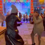 Chin-Lan Chang Instagram - #情人節快樂 不要問我情人節怎麼過的 當然是跟阿北跳舞啊💃🏻🕺🏻 #北川羌族自治縣 #篝火晚会