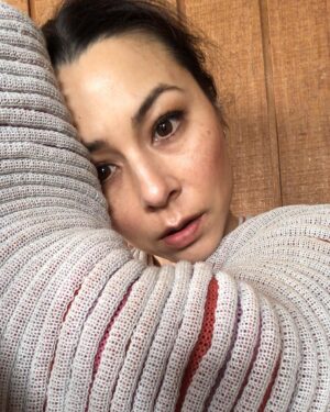 China Chow Instagram - I’M SO VAIN, I PROBABLY THINK THIS COAT IS ABOUT ME. 
#isseyMIYAKE