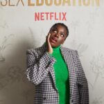 Chinenye Ezeudu Instagram - It’s nearly time bb!! I understood the assignment…do you? Go watch the 3rd season of @sexeducation out tomorrow. @kevinfortune_london @millermode @stellamccartney