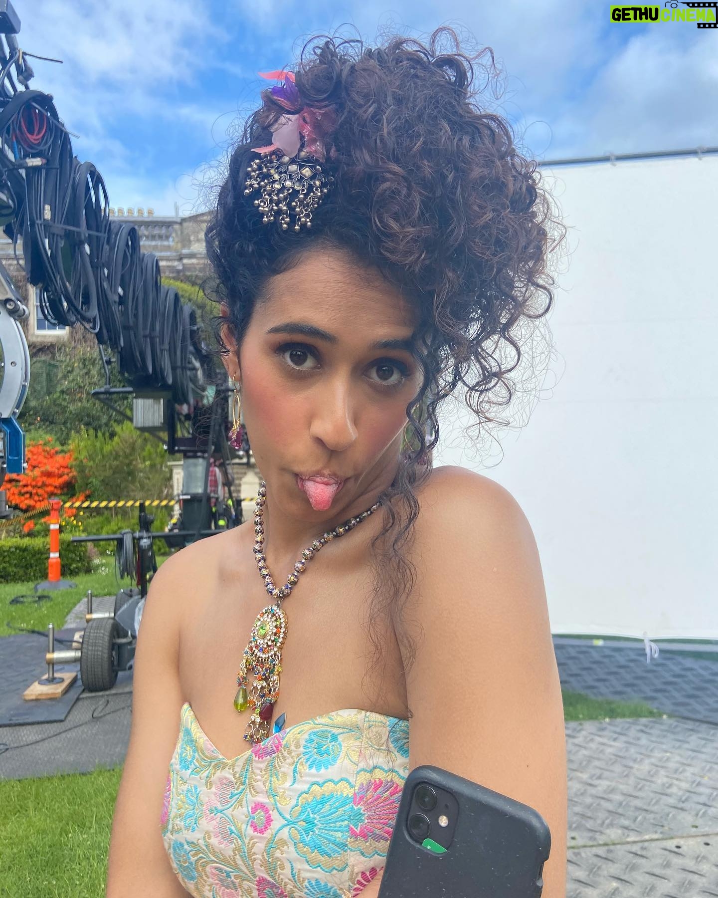 Chinenye Ezeudu Instagram - Sooooo you know how I love behind the scenes...here you go. More to follows @theschoolforgoodandevilmovie is out now well done to all involved!!