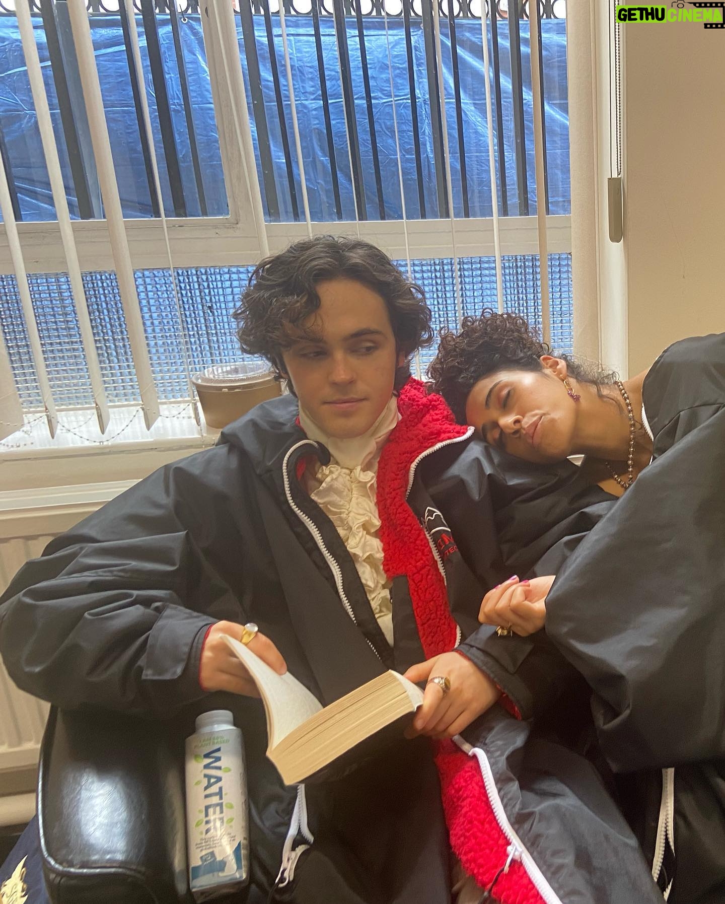 Chinenye Ezeudu Instagram - Sooooo you know how I love behind the scenes...here you go. More to follows @theschoolforgoodandevilmovie is out now well done to all involved!!