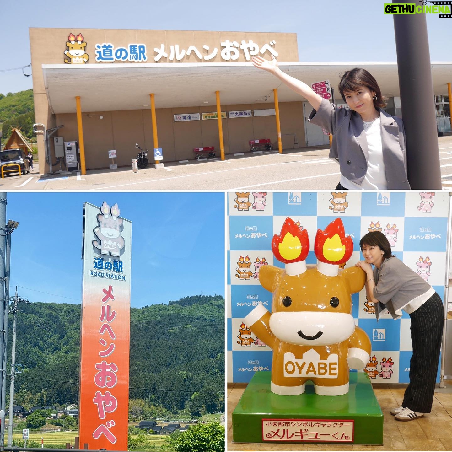 Chisato Moritaka Instagram - 2024「今度はモアベターよ!」 5月11日 富山 クロスランドおやべ 終了しました! 今日は “夢とロマンがクロスする街” 小矢部市からお届けしました~。 ホールが円形で近くて皆さんの顔がよく見えましたよ。 魂のこもった応援ありがとうございました!包み込まれるような感覚でした! 小矢部市のシンボルキャラクター・メルギューくん&メルモモちゃんも ステージ上で見守ってくれていました。 このコンサートを通して皆さんに元気を届けられていたら嬉しいです! 「道の駅メルヘンおやべ」と「クロスランドタワー」にも行けてよかったです! 次は 明日5月12日 福井 フェニックス・プラザ です。 #chisatomoritaka #森高千里 #今度はモアベターよ #富山県小矢部市 #クロスランドおやべ #クロスランドタワー #道の駅メルヘンおやべ #JAいなば の「#メルヘン米」 #田悟農産 の「#さばの笹寿司」 #お菓子処はとや の「#こんぶ餅」 #若林屋総本家 の「#三國一」 #薄氷本舗五郎丸屋 の「#T五」「#薄氷」