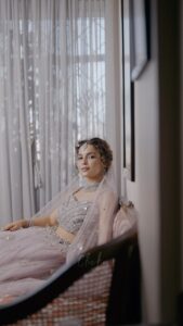 Chitrashi Rawat Instagram - Transition I want 🩳👗 Found the Chak De Girl 🏑 Film by @clickography Couple - @chitrashi & @dhruvaaditya_ Makeup by @zoyamakeupandhair #couple #makeup #bride #bridesolo #celebs #clicko #clickography