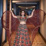 Chitrashi Rawat Instagram – At Bangalore Fashion Week in @labelanamikajaisinghani 🌻

📸 @arjunphotography123 

.#bfw #chitsstyle #showstopper #fashionweek #indianattire #weddingcollection #chitrashirawat
