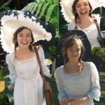 Chloé Hayden Instagram – Fun fact: for my teenage life I wore solely prairie and period style dresses, insisted on calling my parents ‘ma and Pa’ (they’re still that in my phone, and dad is now still solely known as ‘papa’ by the whole family) my favourite place was Sovereign Hill,  where I would literally just cosplay and help out the workers for the entire time, I watched Little House On The Prairie multiple times a day (still my favourite show) and I would even ride my horses in long dresses with nothing but an old rope around their neck.
Playing dress up and playing pretend was like therapy; it was switching off, it was removing myself from a world that was oh so scary and where I was oh so different, and placing myself in a world where nothing mattered.
Spending a few days in the magic of Bowral for the @bridgertonnetflix premiere was genuinely healing in a way that I did not expect and has reminded me to take more time to play pretend, to dress in my favourite clothes ‘just because’ (no matter how impractical) to explore, to create. 
In whatever way you can, I urge you to do the same 💛