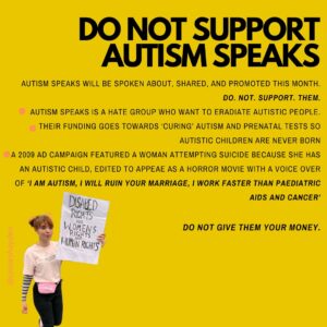 Chloé Hayden Instagram - Autistic people exist this month and every month.
We can not have awareness without education and acceptance.
So, a little reminder of how you can actually support autistic people. Not just in April, but always.