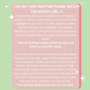 Chloé Hayden Instagram - Correct autism terminology is something that allistic folk tend to be incredibly uncomfortable with; they’ve learned ‘politically correct’ terminology based on what they believe, without actually considering what they’re actually saying, or the impact it has on the autistic community.
I’ve been in the public eye for some time now, and rarely have I had an interview where the interviewer simply says ‘autistic’, always bouncing between various other filler words, because our social understanding of autism is scary, wrong, taboo.
I am autistic.
Journalists, interviewers, media professionals that follow me; if you’re going to discuss the fact that I am autistic. I ask of you to simply say the word.
It’s okay, the world isn’t going to explode.
(But I might if I see one more article saying that I ‘suffer’ or ‘live’ with autism)