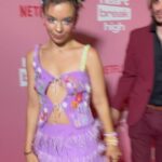 Chloé Hayden Instagram - It was free dress day for a gold coin donation and the theme was Polly Pocket (Thank you so so so much for all the love on Season 2 so far it’s making my heart go weeee) Stylist: @jordanboorman Wearing: @moniquemarschner @sarahgardnerjewellery @fluevog @autisticjewellery (and friendship bracelets made by you guys 🥺) HMUA: @bylolawithlove @heathmassihair