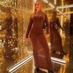 Chloé Jouannet Instagram - @rabanne night ⛓️🍂