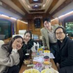 Choi Ji-woo Instagram - 무대인사하면서~🥰 와주신 모든분들 감사합니다. #뉴노멀 #정범식감독님#표지훈 #하다인#정동원
