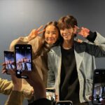 Choi Ji-woo Instagram - 무대인사하면서~🥰 와주신 모든분들 감사합니다. #뉴노멀 #정범식감독님#표지훈 #하다인#정동원