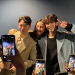 Choi Ji-woo Instagram - 무대인사하면서~🥰 와주신 모든분들 감사합니다. #뉴노멀 #정범식감독님#표지훈 #하다인#정동원