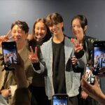 Choi Ji-woo Instagram - 무대인사하면서~🥰 와주신 모든분들 감사합니다. #뉴노멀 #정범식감독님#표지훈 #하다인#정동원