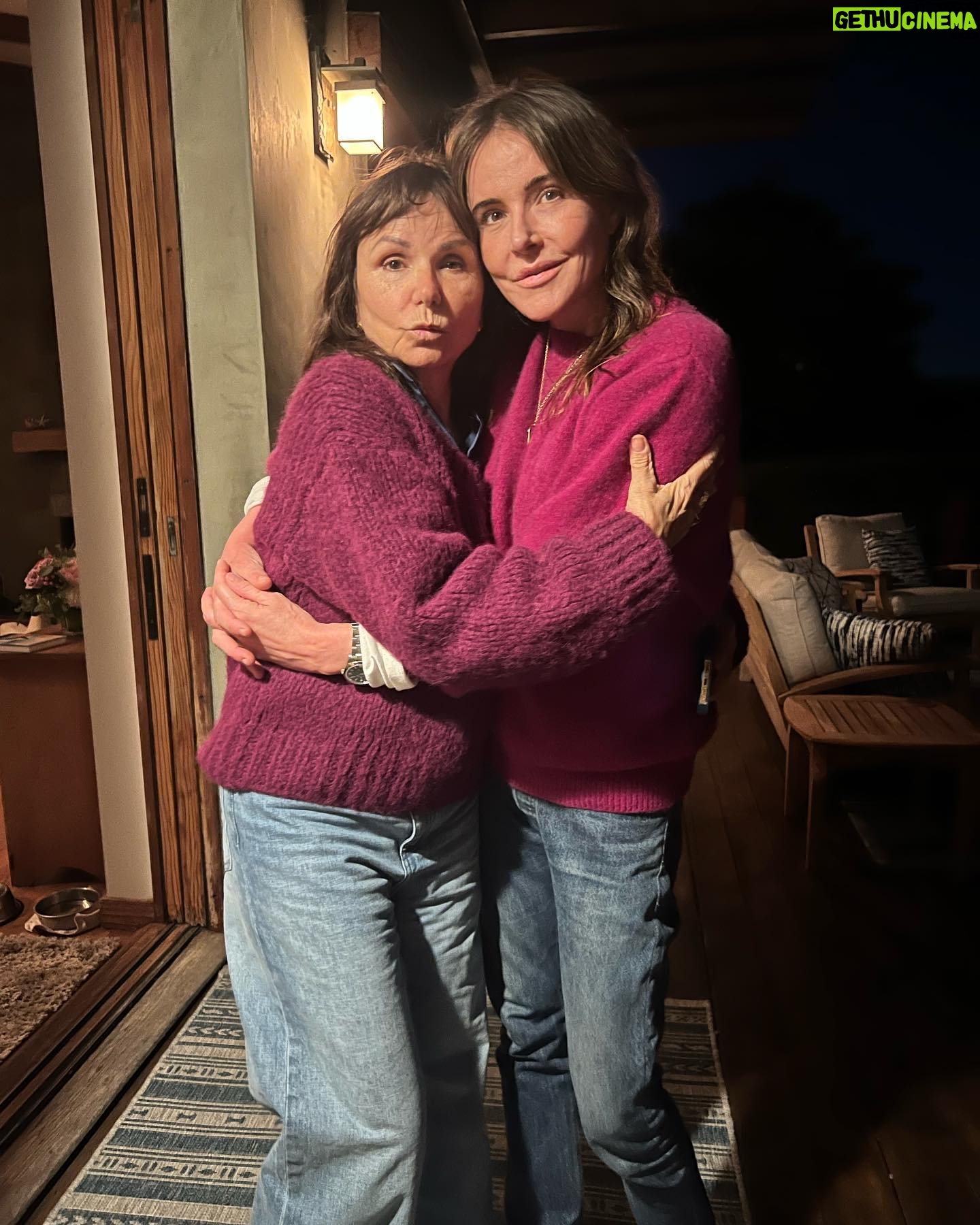 Christa Miller Instagram - Twinning every damn day. Love you Patty Mac! Xx
