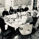 Christa Miller Instagram - It’s a very merry tradition! 🎄Early Christmas dinner with some of my favorite people (@zachbraff you were there in spirit!) Until next year ✨ #2024