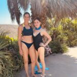 Christa Miller Instagram - Thank you so much for an amazing pool workout and for making me feel short. ❤️❤️❤️