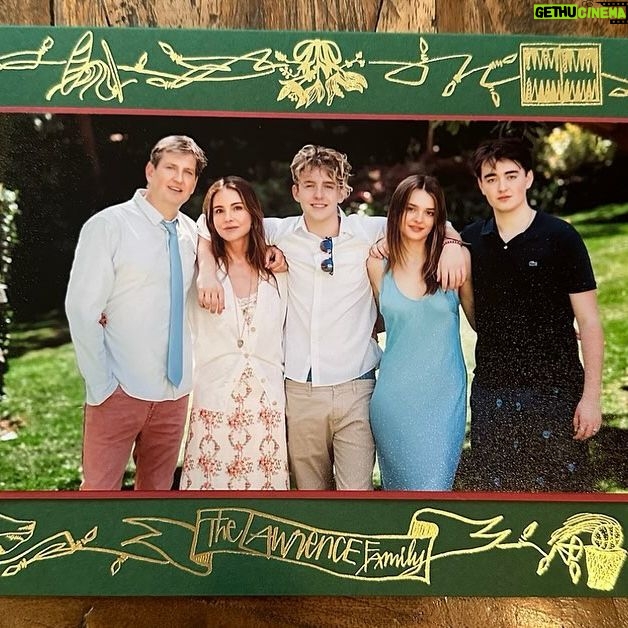 Christa Miller Instagram - Happy Holidays from our family to yours!! xx