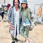 Christa Miller Instagram - Wardrobe fitting for #Liz and a reunion with my old friend and one of my favorite designers @greglauren. Best. Friday. Ever. 😎