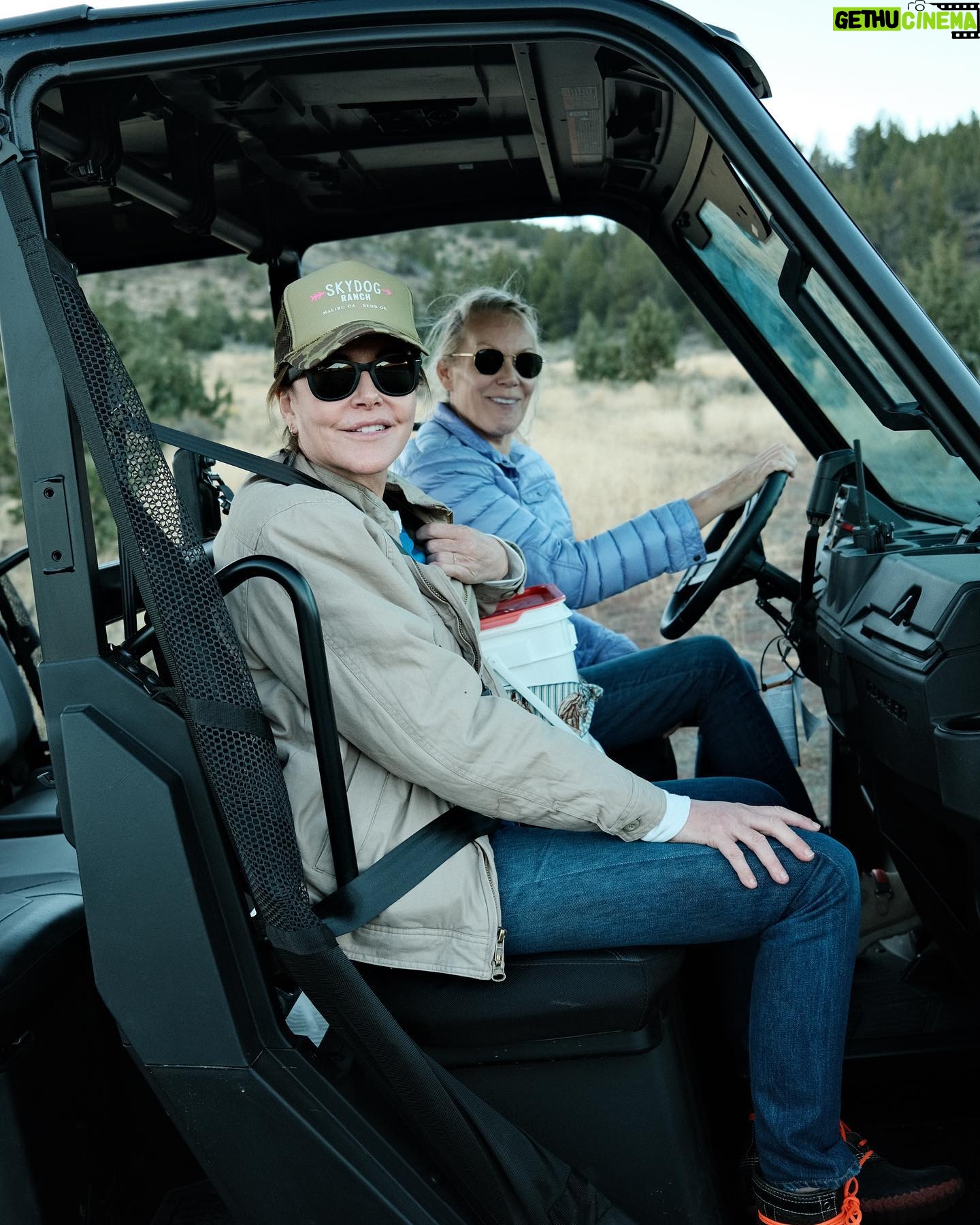 Christa Miller Instagram - So happy to be with my dear friend Clare and the beautiful @skydogsanctuary . Clare rescues, rehabs, and releases wild mustangs, donkeys and other cuties with love and compassion. We are in heaven!!
