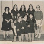 Christa Miller Instagram - Last week I shared that a fun fact about me is that I can throw a mean spiral. Here’s the proof of that incredible ability, and some fun #throwback photos to my years as a high school athlete! 🏈🏐🏀