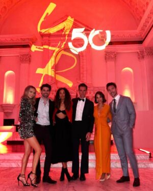 Christel Khalil Instagram - Such an amazing time celebrating @youngandrestlesscbs being on for 50 years! Proud to be apart of something so iconic. Love my YR fam! Thank you @cbstv and @sonypictures for throwing such an epic party!
Styled by:
@jess_cortez_style @jess__cortez__ 
Jewelry by:
@realfinestudio 
@lizeoconnor