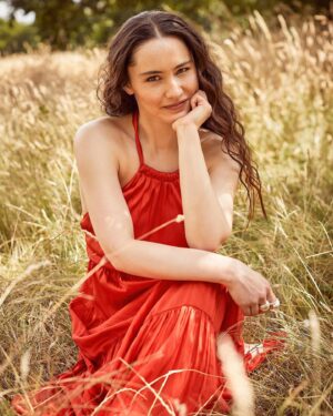 Christina Chong Instagram - Spring is in the air! 

Shot (not literally, it really is just a red dress) by the awesomely talented @alexjameslondon for @meditationmag fall issue - I know, bit late. What even is time anyway? 

Point is, being interviewed by the same guy who interviewed @deepakchopra ticks a box ✅ 

Styled by @olgatimofejeva 
Hair & Make-up by @emilywouters 
Off camera support by @runa_ewok 

As you were. 

#meditation #meditationmagazine
