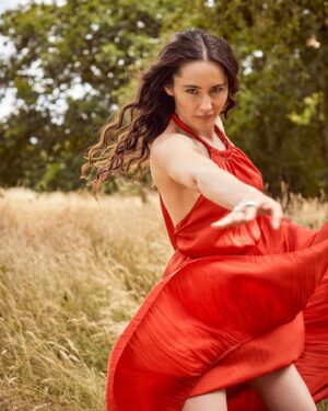 Christina Chong Instagram - I mean, I could up with a clever caption, but the fact is I want to be matchey matchey (read anal) with the colour scheme of my grid. 

Probably couldn’t come up with a clever caption. 

We all have our strengths. 

📸 @alexjameslondon 
👗 @olgatimofejeva 
💄💇🏻‍♀️ @emilywouters
