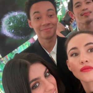 Christina Chong Instagram - Fun Fun Fun! ⭐️ 💎 

Thank you @bulgari for the epic evening at the @saatchi_gallery 

Styling by the birthday girl @olgatimofejeva 🙌🏼

Hair and makeup by the glowing @emilywouters 

Jewels 💎 by no other than @bulgari 

And chic dress by @christopherkane 

#Bulgari #Serpenti #SerpentiMetamorphosis #refikanadolxbulgari