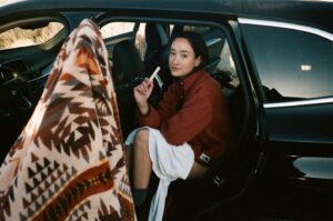 Christina Masterson Instagram - Film from my last snack break on the road 🐒 Feb 2020 | Mammoth 📷 @brandonharman