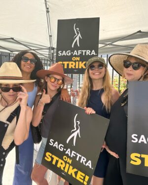 Christina Moses Instagram - family right here. 
#sagaftrastrong 
#wgastrong 
#supportunions 
#proudtobeanactor