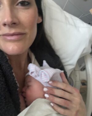 Christina Pascucci Instagram - Alessandra Sloane has made her entrance into the world 💕

She arrived 3/27 weighing in at 7lb 4oz   20 inches and bursted our hearts open in unimaginable ways. She is our greatest adventure and greatest love.

About her name:
Alessandra means defender of mankind. Sloane means warrior.

We see her first and middle names as a convergence of a beautiful, classic name of the past with another feminine and more modern name of the future, at a time when mankind is battling for truth and almost its very existence. 

May she be a light in what can sometimes be a dark world. We love you endlessly, Alessandra. 🥹