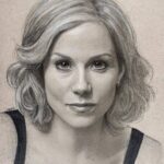 Christina Applegate Instagram - Here’s @maas.art new drawing of Christina Applegate. Loved her since married with children - and lately really enjoyed her in “dead to me.” This was done as a recent tutorial on drawing blonde hair on my patreon page (link in bio) ⠀⠀⠀ This sketch was done in graphite & white charcoal on toned strathmore paper. Its 11" x 14" ⠀⠀⠀ #art #christinaapplegate #drawing #draw #sketch #graphite #charcoal #maasart #artist #pencilart