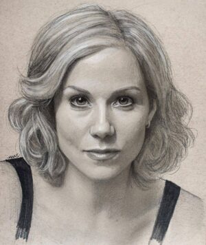 Christina Applegate Instagram - Here’s @maas.art new drawing of Christina Applegate. Loved her since married with children - and lately really enjoyed her in “dead to me.” This was done as a recent tutorial on drawing blonde hair on my patreon page (link in bio)

⠀⠀⠀
This sketch was done in graphite & white charcoal on toned strathmore paper. Its 11" x 14"
⠀⠀⠀
#art #christinaapplegate #drawing #draw #sketch #graphite #charcoal #maasart #artist #pencilart