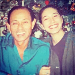 Christina Chang Instagram - sometimes 
i smell my parents 
on my words.
and i weep. 
 - nayyirah waheed 

🤎

The only way I know how to carry him in my heart is to share him. Though she will never meet my father, my daughter knows him. We say his name, we sing his songs, we speak his isms. 

🤎 

20 years ago today. At once the too heavy boulder and the pocket sized stone. 
Always present. 
Thankfully. 
Love love, dad 🤎

#missyou #dad #legacy